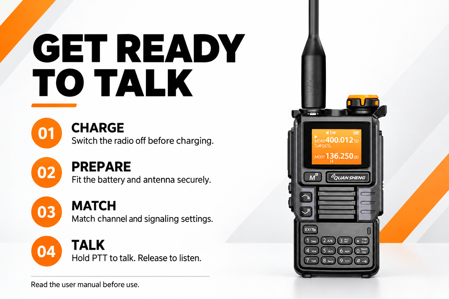 UV-K5(99) Gray Edition quick start guide