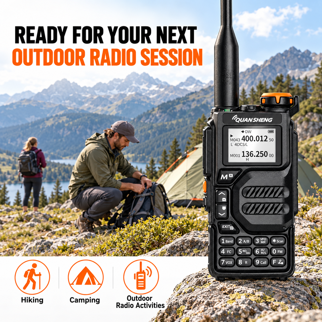 QUANSHENG UV-K5 for outdoor radio activities
