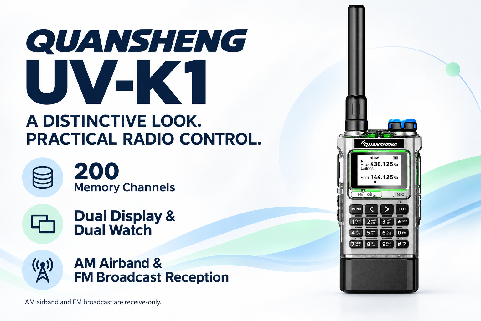 QUANSHENG UV-K1 transparent edition product introduction
