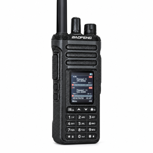 BAOFENG DM-36 black handheld radio with color display and numeric keypad