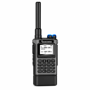 QUANSHENG UV-K1 gray-black handheld radio with 2500mAh battery
