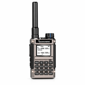 QUANSHENG UV-K1(8) zinc alloy handheld radio with 1400mAh battery