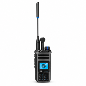 QUANSHENG TK-11(5) gray and black handheld radio with long antenna