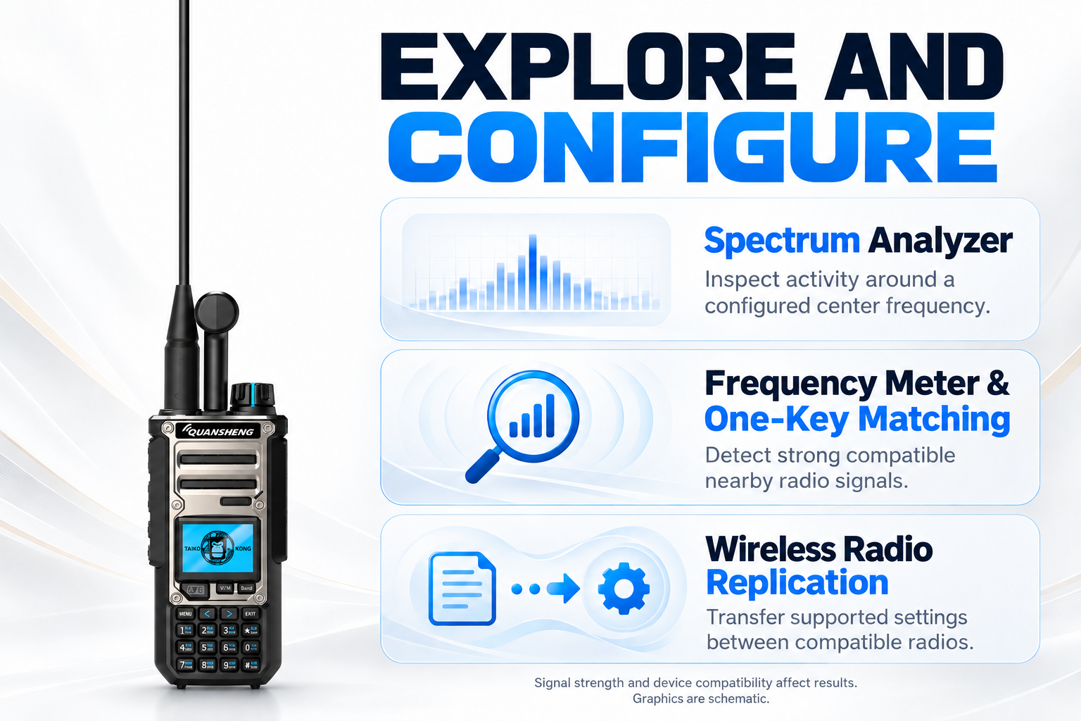 QUANSHENG TK-11(8) signal exploration and configuration tools