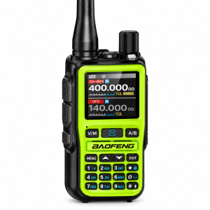 BAOFENG BF-5RMINI green single radio white background